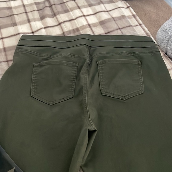 New York and Co soho high waist pull-on leggings XL women’s jean olive camo - Picture 6 of 9